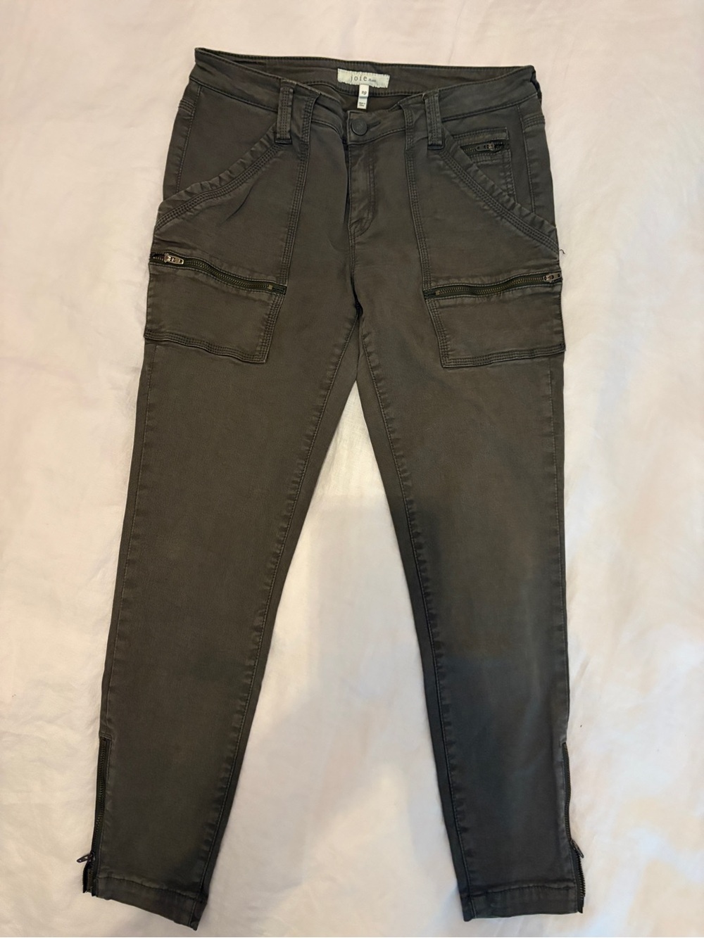 Joie Olive Skinny Cargo Pants 29